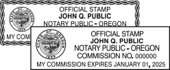 COLOP P40 Oregon Notary Stamp | Stamp-Connection.com